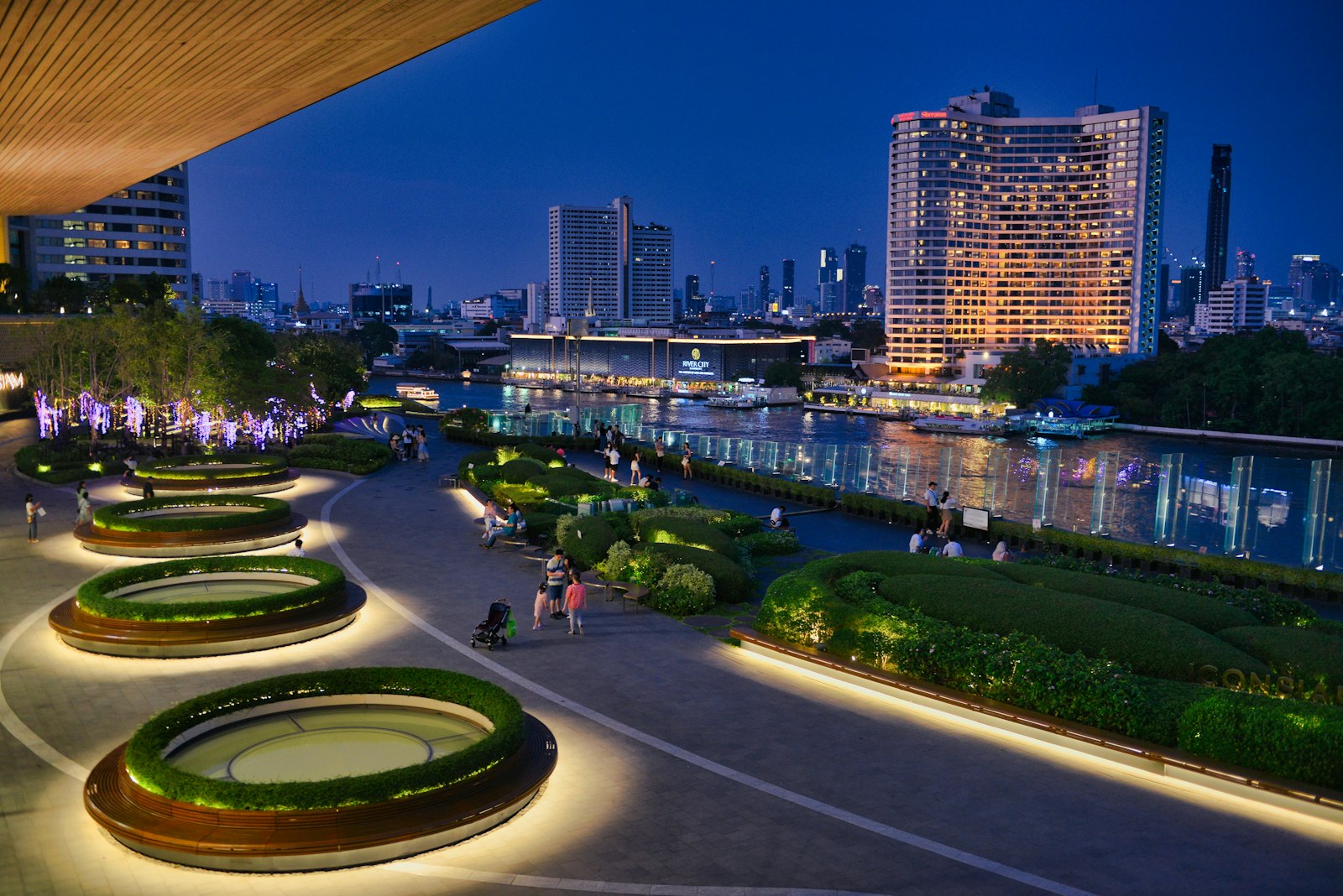 Bangkok skyline from Icon Siam